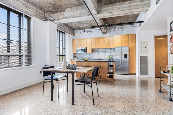 Downtown Residence in Downtown, dining room, staged by The Staged Haus