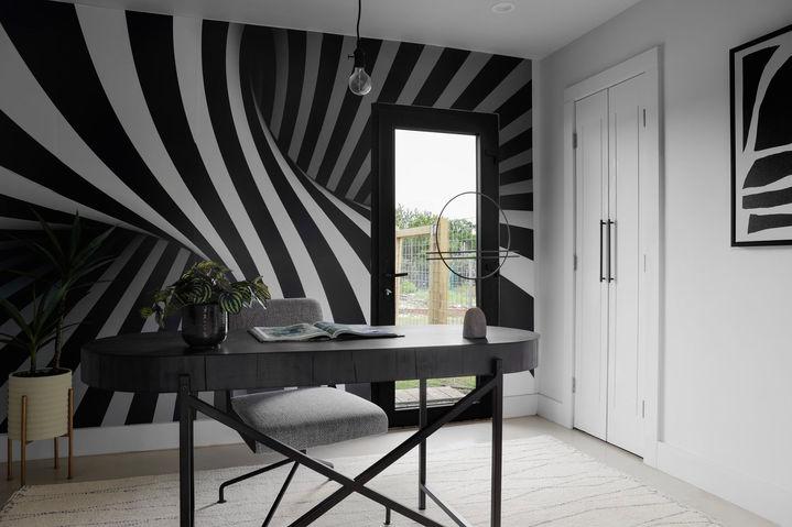 Brown Bluff Circle in Austin, home office, staged by The Staged Haus