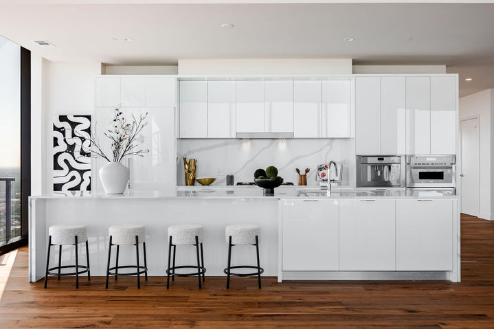 Rainey District Residence II in Rainey District, kitchen, staged by The Staged Haus