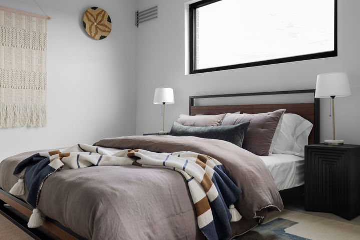 Brown Bluff Circle in Austin, guest bedroom, staged by The Staged Haus