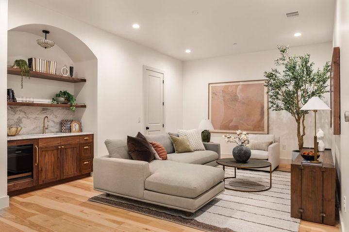 Travis Heights Residence in Travis Heights, lounge, staged by The Staged Haus