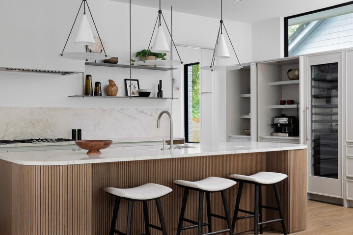 Deerfoot Trail in Austin, kitchen, staged by The Staged Haus