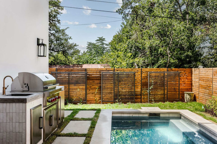 Travis Heights Residence in Travis Heights, pool, staged by The Staged Haus