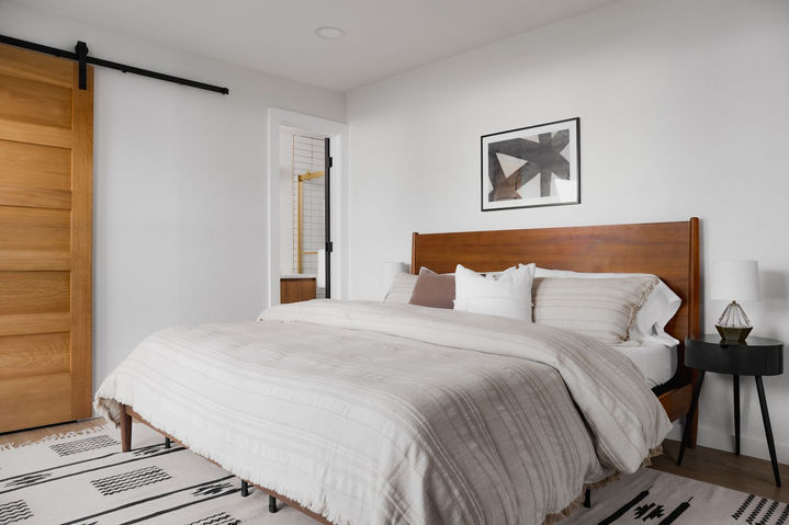 Barrington Way in Austin, guest bedroom, staged by The Staged Haus