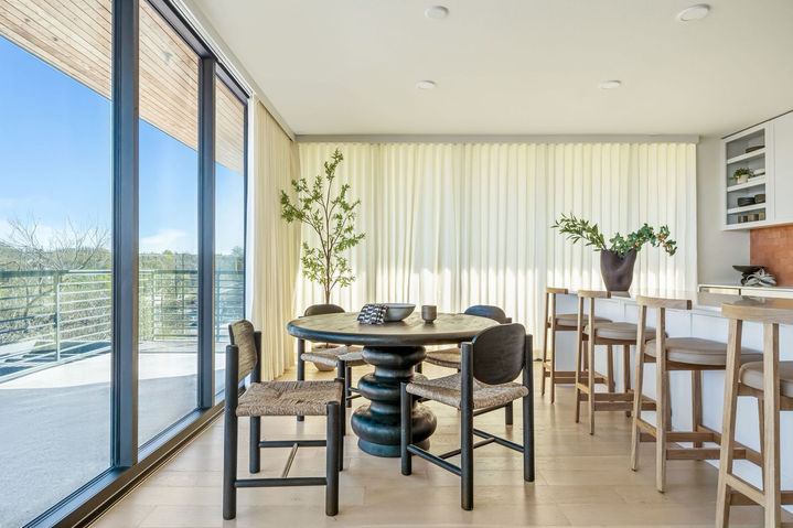 Bouldin Creek Residence in Bouldin Creek, dining room, staged by The Staged Haus
