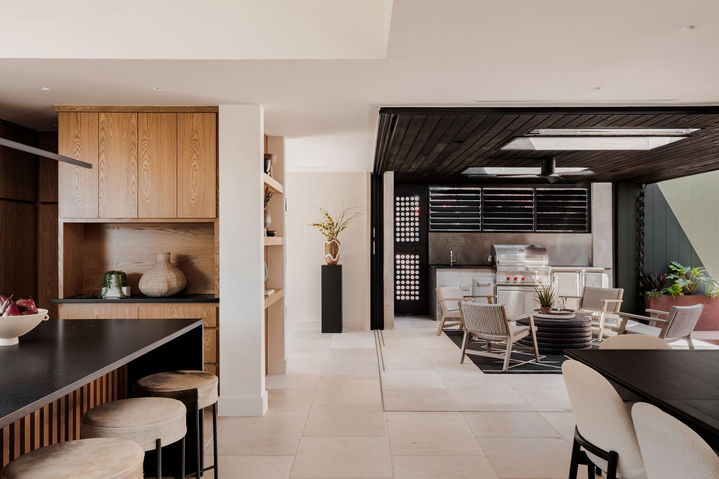 Fieldcrest in Austin, living kitchen, staged by The Staged Haus