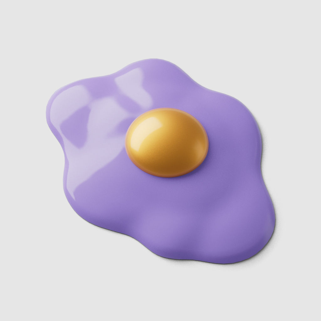 Mini Egg Sculpture - Light Purple Egg