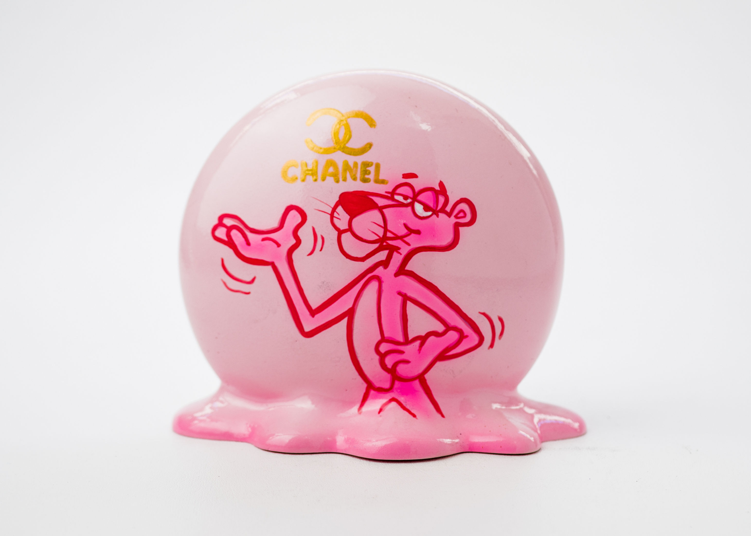 M&M Sculpture - Pink Panther M&M