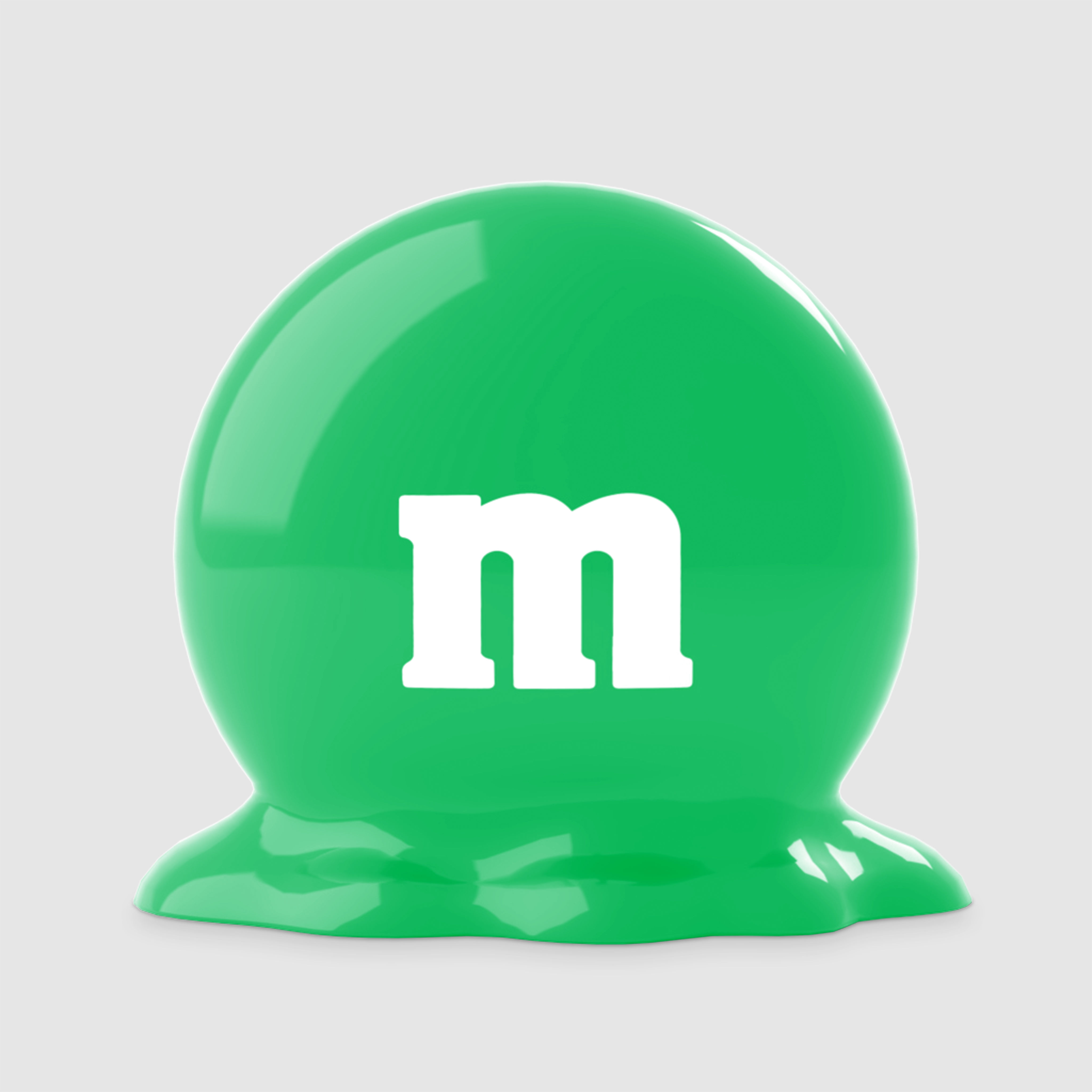 M&M Sculpture - Green M&M