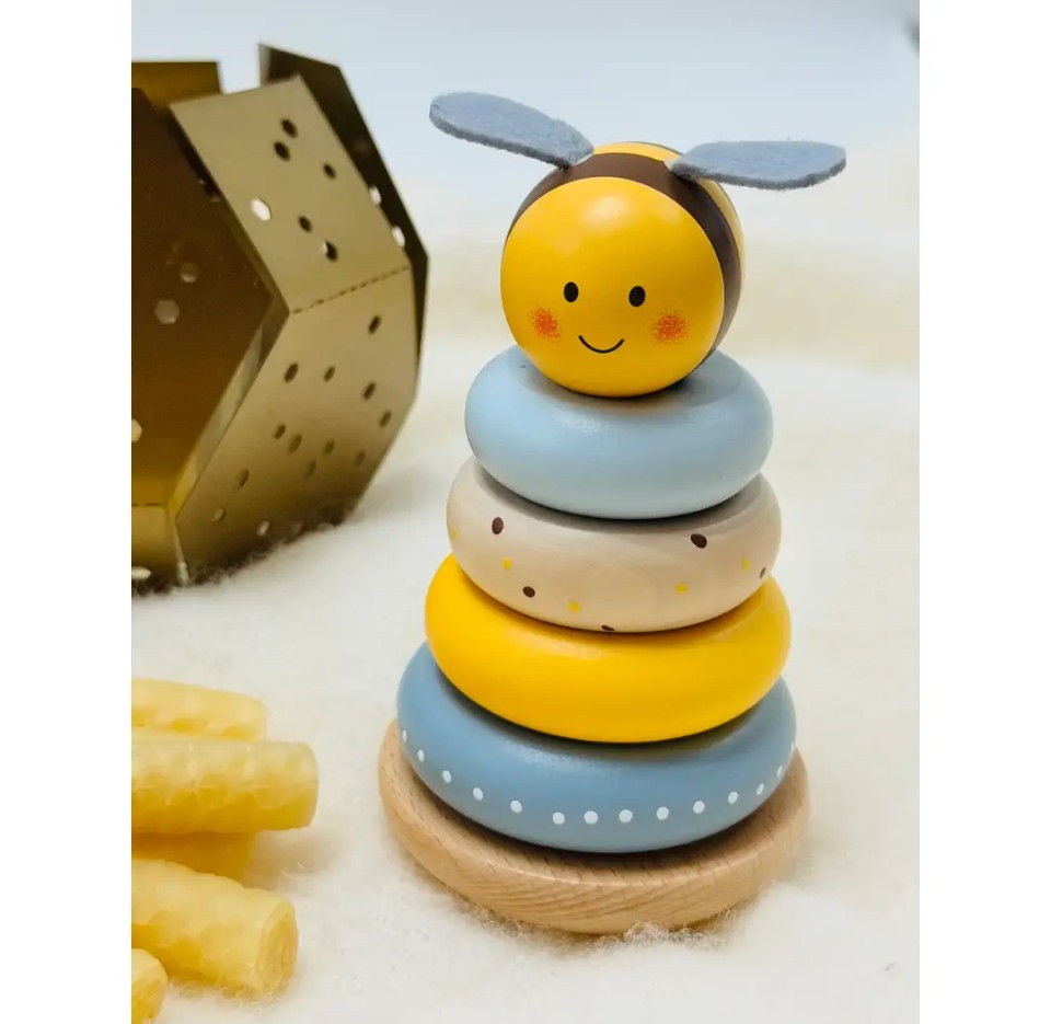 Thumbnail: Wooden Bee Stacking Toy