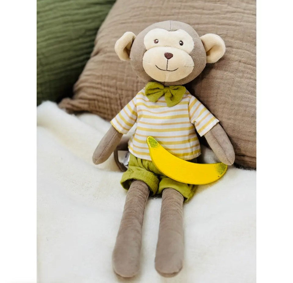 Thumbnail: Milo Monkey Plush Toy 