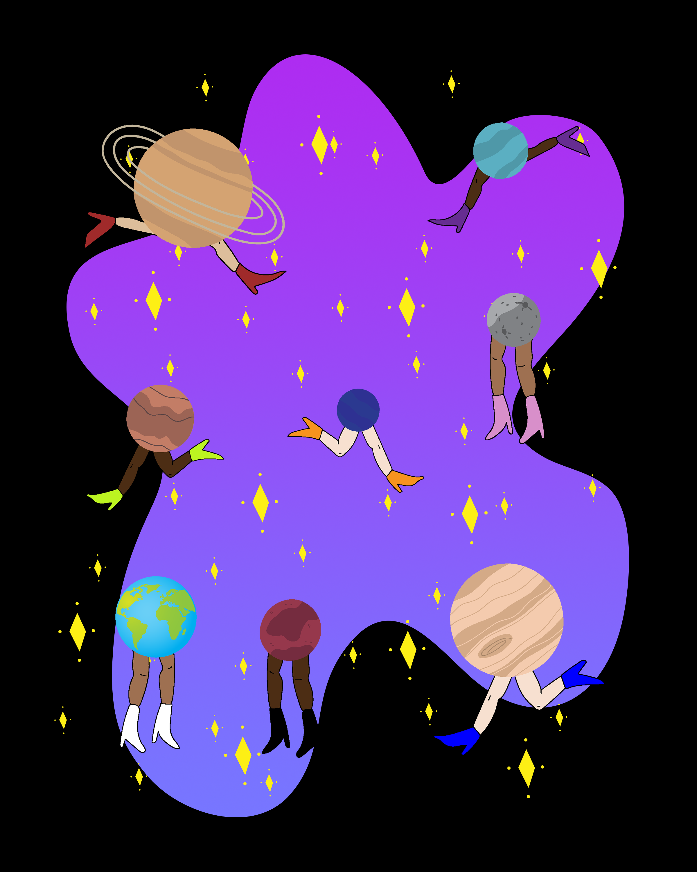 "Running with the Planets" by V.Elida