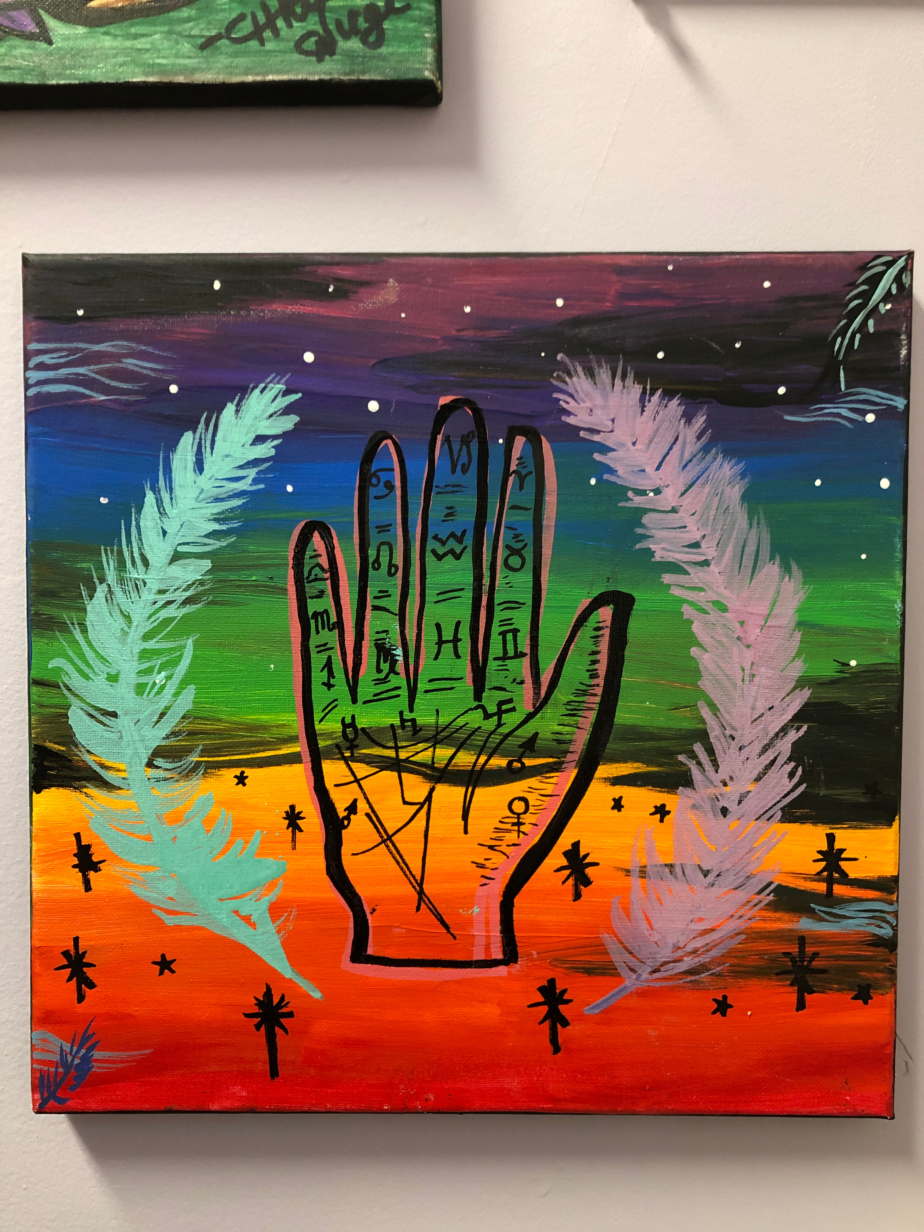 "Palm Reader Rainbow" by Charcas