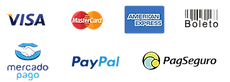Cartões aceitos
