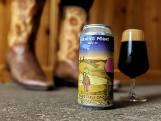 Our first barrel aged beer in Knaresborough...