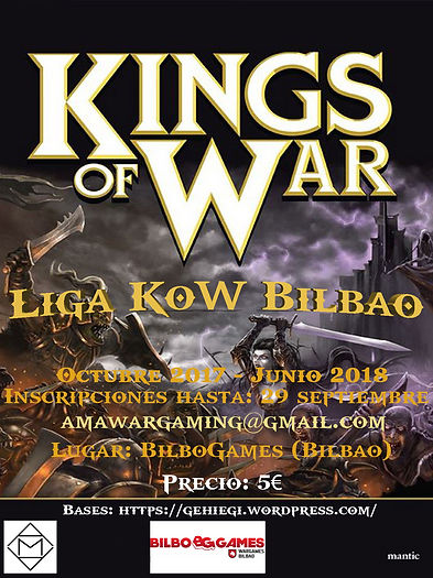Cartel Lia KoW Bilba 2017-2018