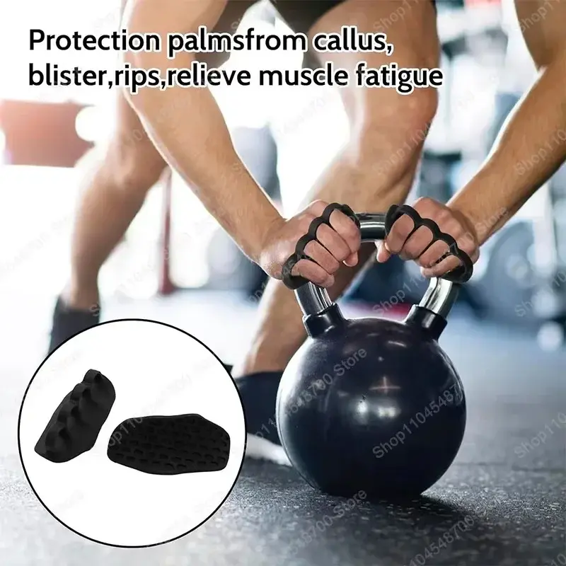 Thumbnail: A Pair Anti-Slip Grip for Weight Lifting
