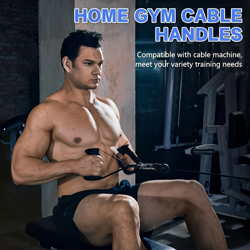 Thumbnail: Big Ergonomic Exercise Handles for Cable Machine