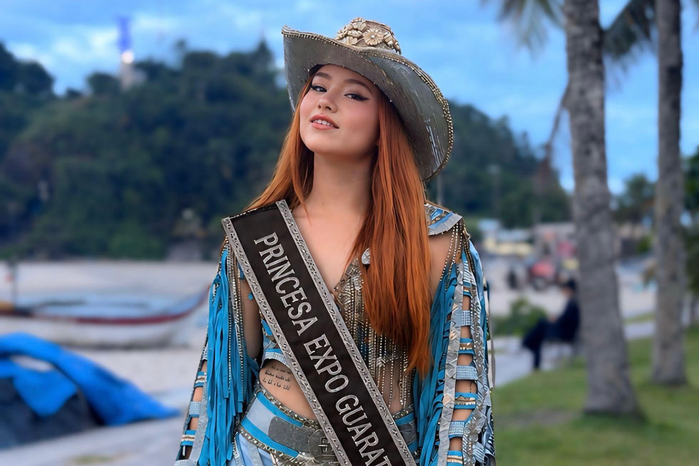 Com mentoria de Andrew Nadolny, Gabriela Costa conquista o título de Princesa Expo Guaratuba 2026