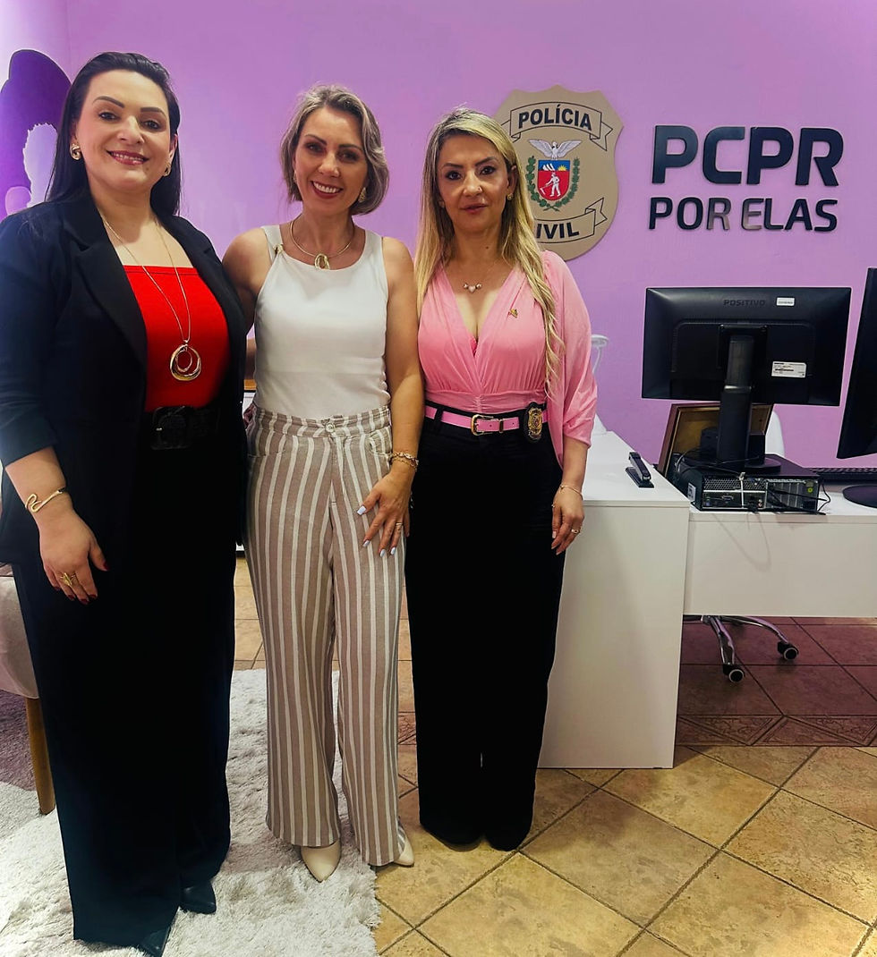 Prefeita Elisangela Pedroso e a Diretora do Conseg Suzana kingesk