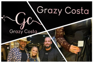 Grazy Costa veste a Jornalista Ândrea Sasse para mais uma cobertura exclusiva!