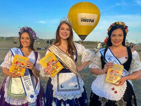 👑🍺 MAJESTADES DA MÜNCHENFEST PRESTIGIAM FESTIVAL DA PRIMAVERA EM CASTRO