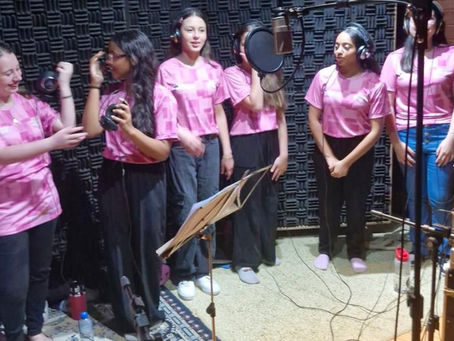 🎙️Projeto Meninas Cantoras grava composições inéditas