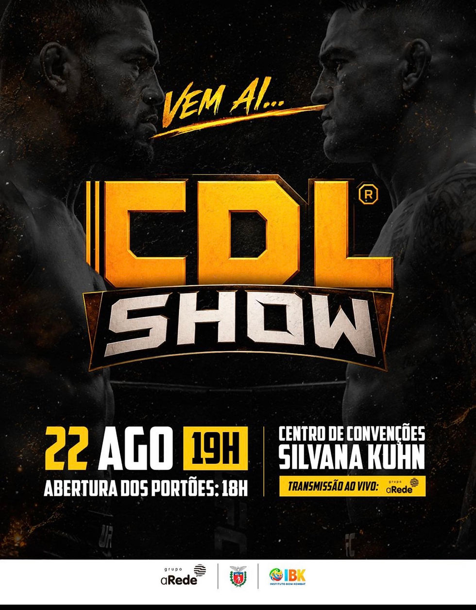 CDL Show promete movimentar Ponta Grossa com noite de grandes lutas e entretenimento