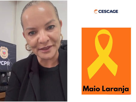 Delegada do Nucria de Pg, Dra. Ana Paula, convida para palestra com tema ‘alusivo ao Maio Laranja’ na Cescage