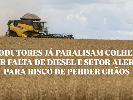 Escassez de diesel no Paraná preocupa produtores e eleva custos durante a colheita