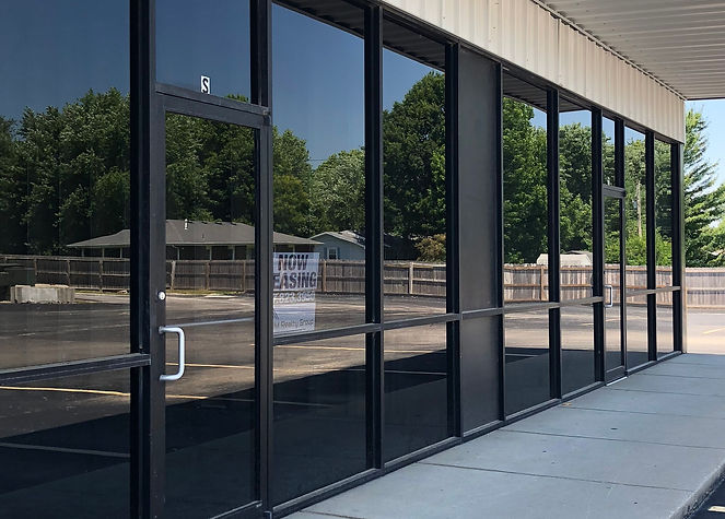 View of Glass frontage of leasing spaces available