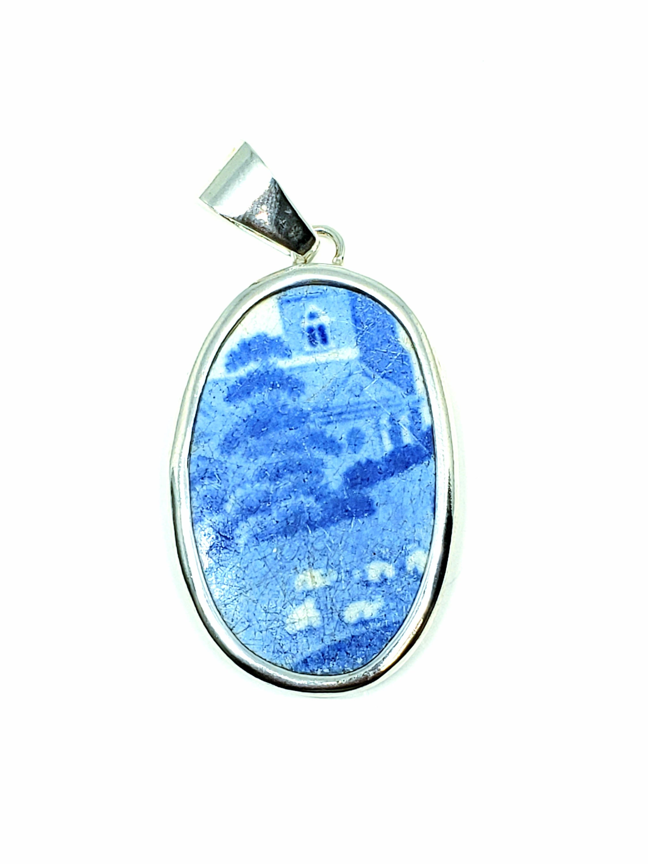 Sanctuary X-Large Blue Chaney silver Pendant 
