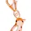 Miniaturbild: goldene-hufeisen-charm-anhaenger-rosegold-spatz-vogel-karabiner