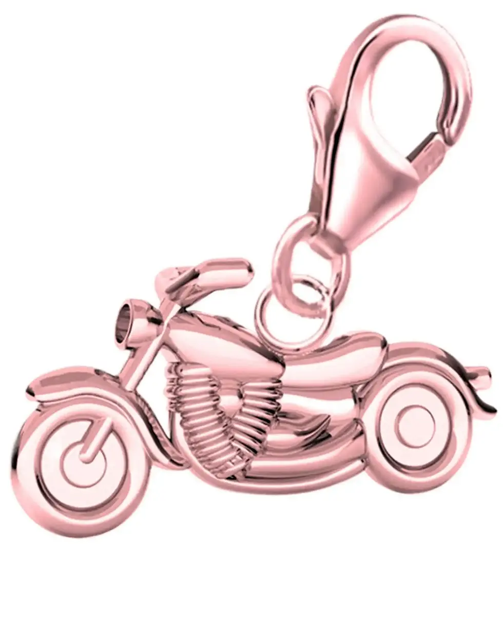 Motorrad Charm im Roségold-Look für Herren 1