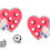 Miniaturbild: Ohrringe Mädchen Herz Schmetterling 925 Silber Pink Rosa