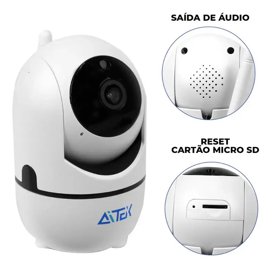 Miniatura: Câmera Bullet IP PTZ WiFi Visão Noturna Sigma 1120IC