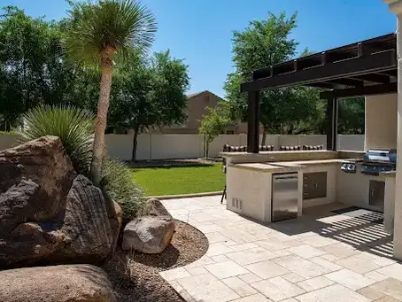 Patio installation in Boise, ID with paver patios, walkways, and backyard renovation by Northwest Hardscape Specialties