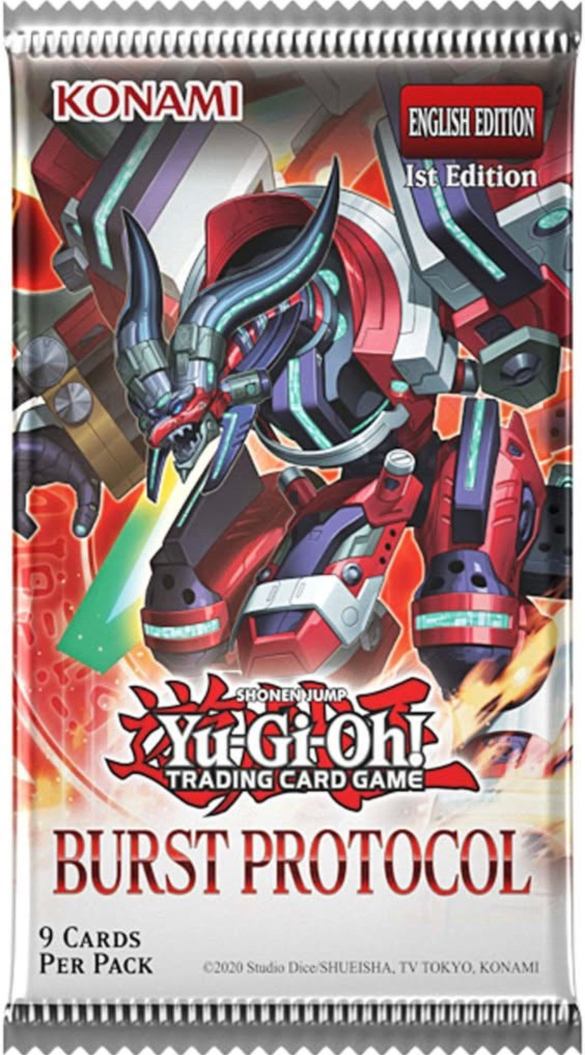 YuGiOh! TCG Burst Protocol - 9 x Card Booster - Price $7 ea