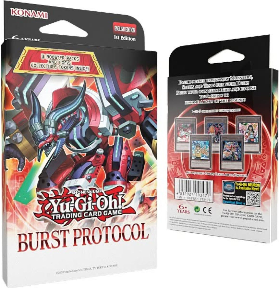YuGiOh! TCG Burst Protocol - 3 Booster Tuck Box - Price $21 ea