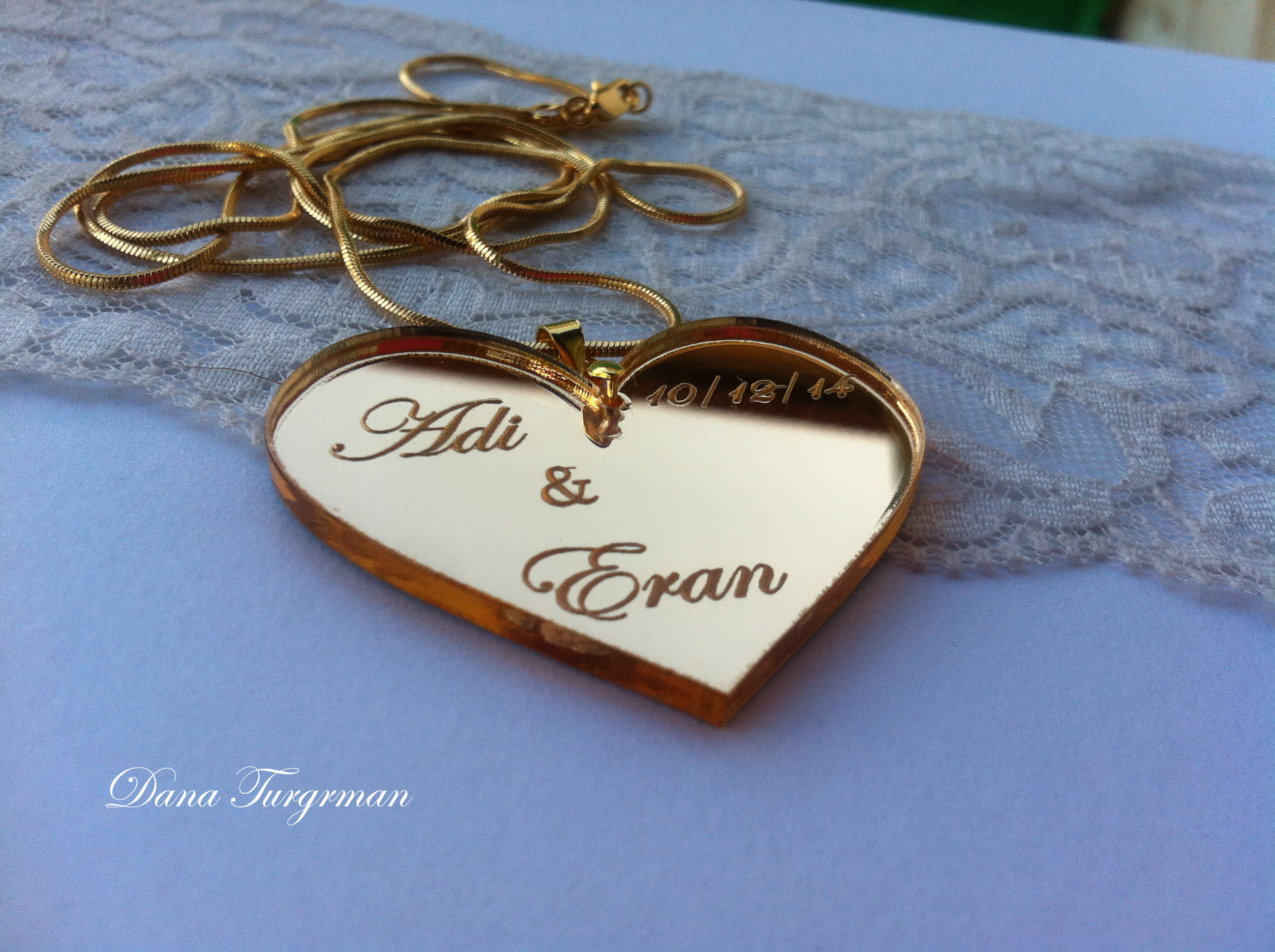 Golden Heart Necklace (L)