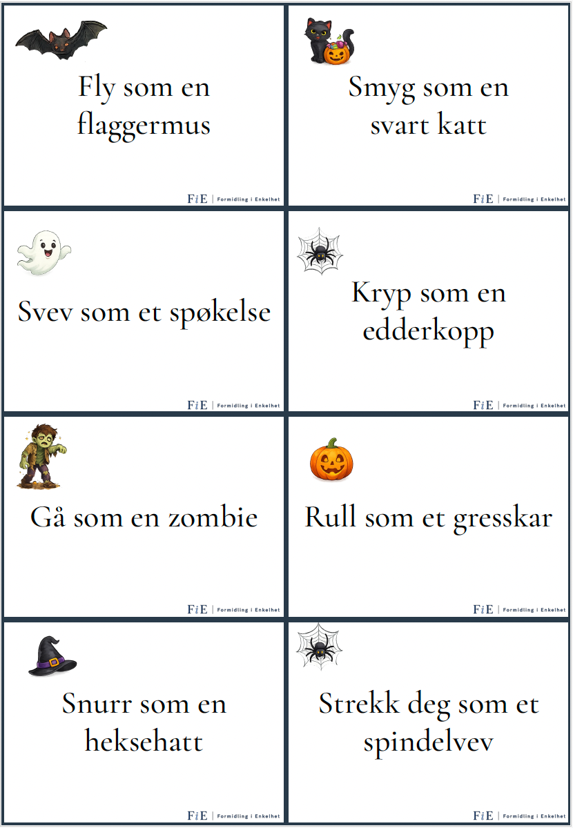 Bevegelseskort – Halloween