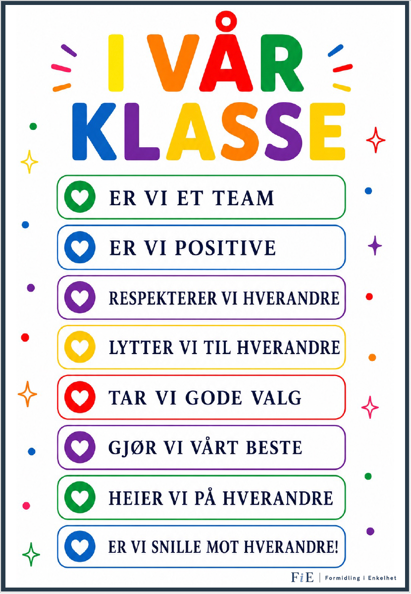I vår klasse - Fargerik