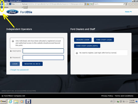 Ford Ecat Online Password
