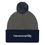 Thumbnail: #newsworthy Pom-Pom Beanie Navy and Gray