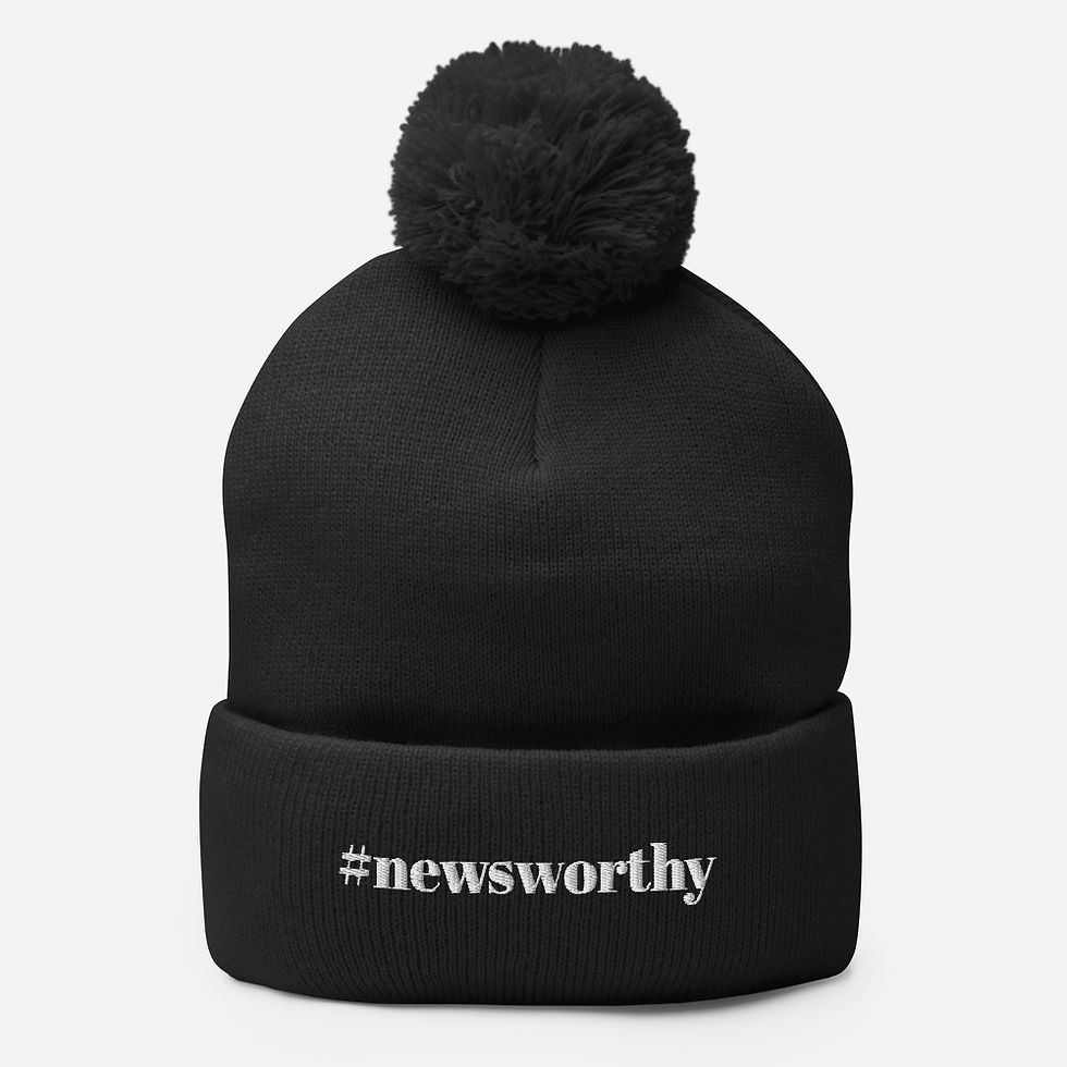 Thumbnail: #newsworthy Pom-Pom Beanie