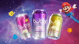 Bubly launches limited-edition flavours ahead of The Super Mario Galaxy movie
