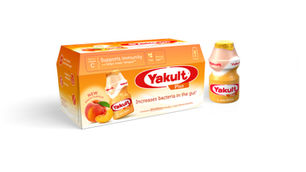 Yakult expands line-up with new peach-flavoured probiotic drink