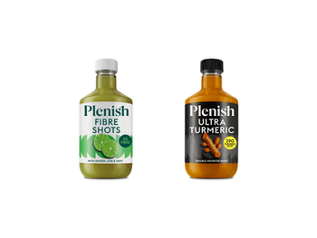 Plenish expands shots range with fibre and turmeric variants