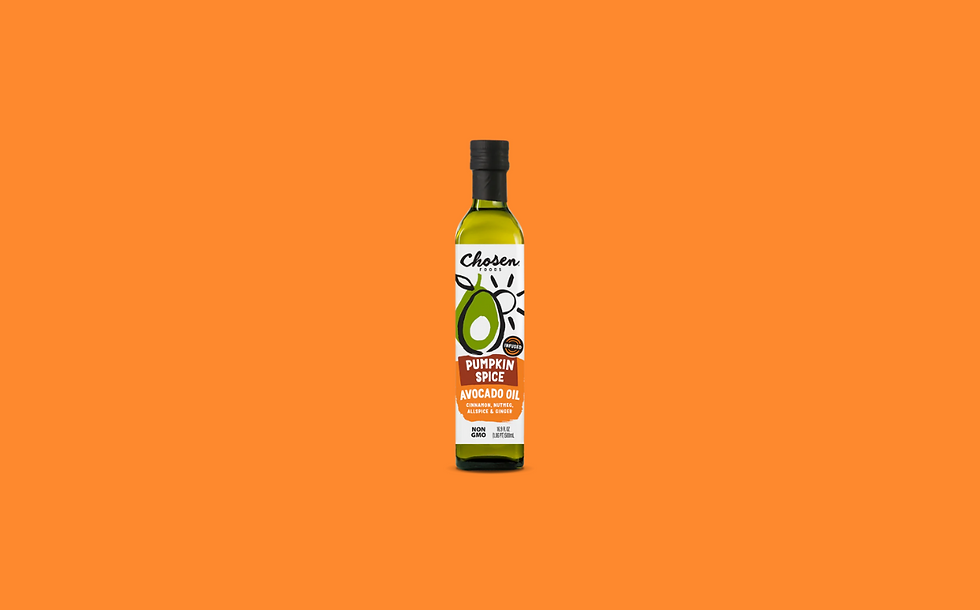 Chosen Foods launches pumpkin spice avocado oil