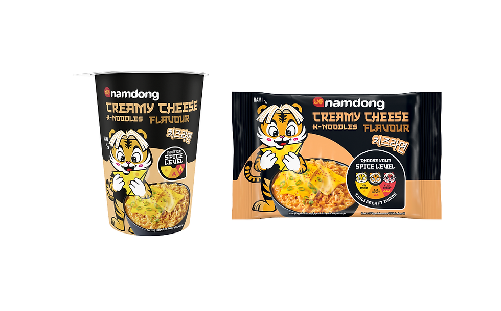 Unilever expands Namdong noodle range with creamy cheese flavour